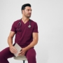 Mens 4-Pocket V-Neck Scrub Top