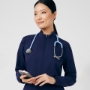 Womens Medical Scrub Jacket with 2 Pockets