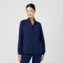 Womens Medical Scrub Jacket with 2 Pockets