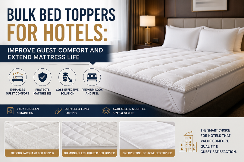 Bulk Bed Toppers for Hotels: Improve Guest Comfort and Extend Mattress Life 