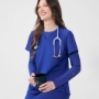 Women's 3-Pocket V-Neck Scrub Top