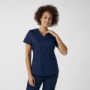 Women's 3-Pocket V-Neck Scrub Top