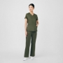 Women's 3-Pocket V-Neck Scrub Top