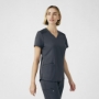 Women's 3-Pocket V-Neck Scrub Top
