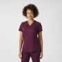 Women's 3-Pocket V-Neck Scrub Top