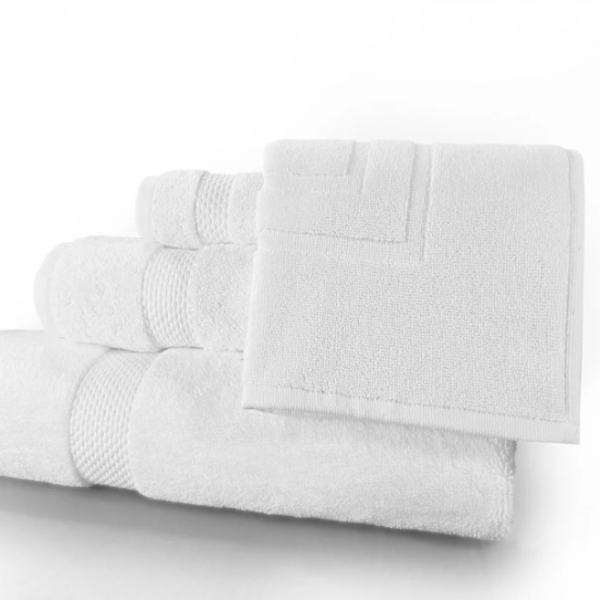 Oxford Roma White Hotel Collection Towels