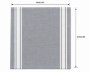 Bistro Reverse White Napkin - 18"x 22"