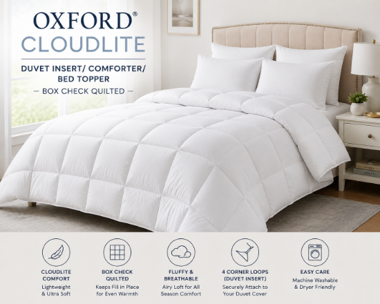Oxford Cloudlite duvet comforter