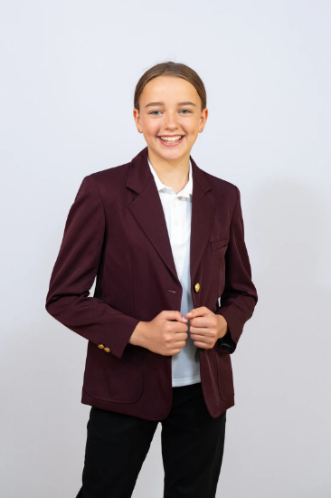 Girls' 2-Button UltraLux™ 100% Polyester Blazer #4000
