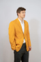 MEN'S LONG SINGLE BREASTED BLAZER