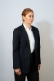 Women's Wool Blend Uniform Blazer with Patch Pockets