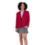 Girl's Regular Single Breasted Blazer with Patch Pockets
