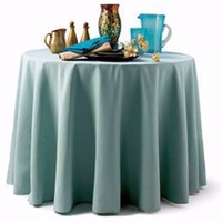Basic Polyester Round Tablecloth