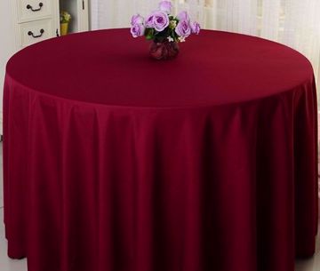 Spun Ploy Round Tablecloth 90"R, 120"R and 132" R