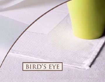 100% Cotton Bird's Eye Weave Napkins