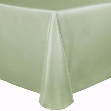 Duchess Matte Satin Banquet Tablecloth - 100% Polyester Matte Satin