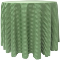 Poly Stripe Round Tablecloth