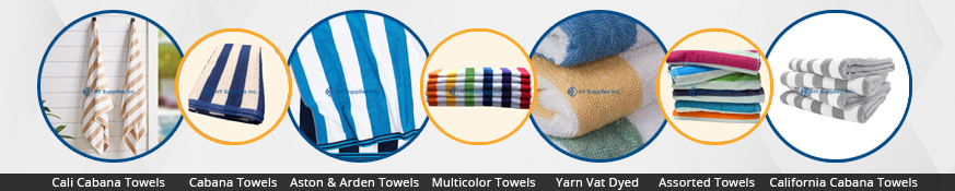 Cabana Stripe Pool Towels