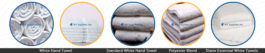 Economy White Hand Towels