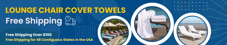 Lounge Chair Cover Towels