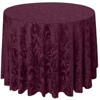 Somerset Damask Round Tablecloth
