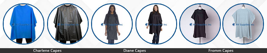 Assorted Designer Capes - Barber Salon Supply