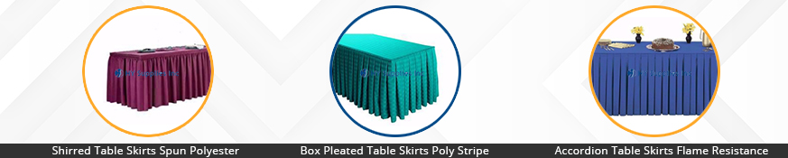 Standard Height Table Skirts