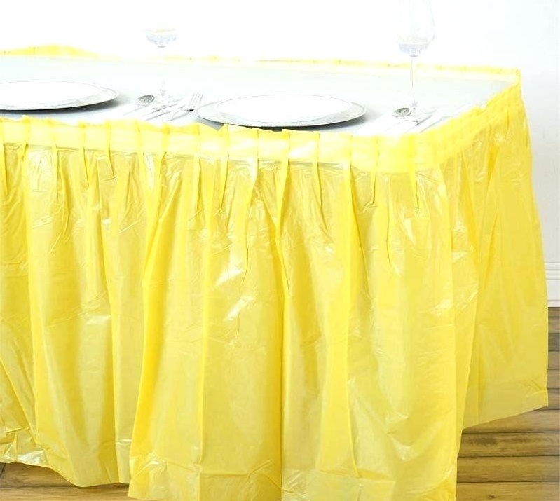 Plastic Table Skirts